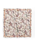 Apaszki i szaliki damskie - Lucky Bees Chusta w kolorze beżowym - 55 x 55 cm - miniaturka - grafika 1
