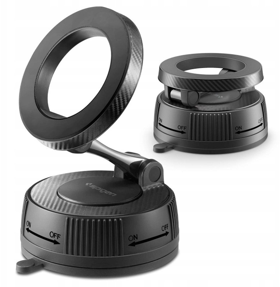 Spigen SPIGEN MFT36 VACUUMLOCK MAGNETIC MAGSAFE DASHBOARD CAR MOUNT BLACK