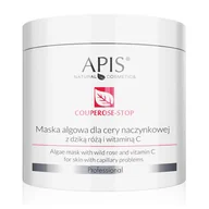 Maseczki do twarzy - Apis Couperose-Stop Algae Mask 200g maska algowa dla cery naczynkowej z dziką różą i witaminą C - miniaturka - grafika 1