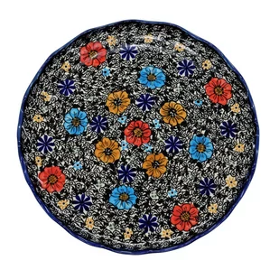 Ceramiczny patera 32,5cm Ceramika Bolesławiec - Tace i patery - miniaturka - grafika 1