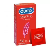 Durex _Feel Thin Classic prezerwatywy lateksowe 12szt 12 szt. - Prezerwatywy - miniaturka - grafika 1