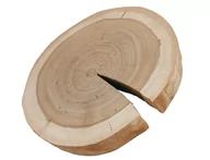 Tace i patery - Okorowany Plaster Czeremchy 15-20 Cm Gr. 2 Cm Szlifowany Drewno Czeremchowe Naturalny Surowy / Wamar-Sosenka - miniaturka - grafika 1