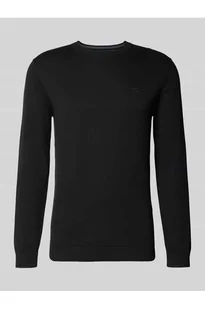 Sweter z dzianiny z okrągłym dekoltem - Tom Tailor - Swetry męskie - miniaturka - grafika 1