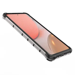 Honeycomb etui pancerny pokrowiec z żelową ramką Samsung Galaxy A72 4G czarny - Etui i futerały do telefonów - miniaturka - grafika 10