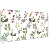 Podkładki na biurko - Ochronna mata na biurko Jagody i Kwiaty 100x50 cm, Dywanomat - miniaturka - grafika 1