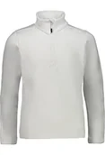 Bluzy męskie - CMP Męska bluza polarowa Stretch Performance Sweater biały A001 128 - miniaturka - grafika 1
