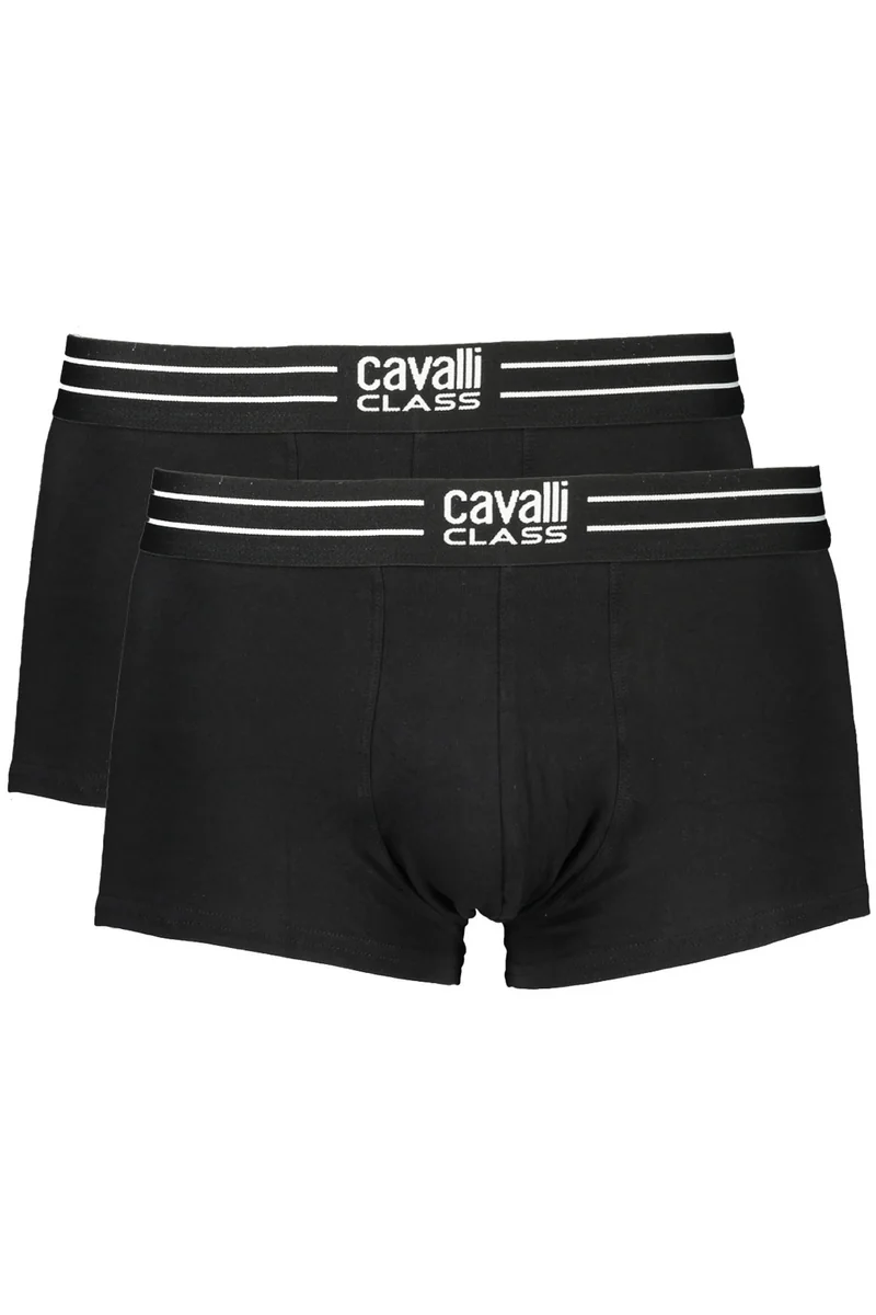 CAVALLI CLASS BOKSERKI MĘSKIE CZARNE XL