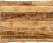 Stoły - vidaXL Blat stołu z naturalną krawędzią, 100x80x3,8 cm, drewno mango - miniaturka - grafika 1