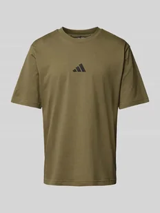 T-shirt z wyhaftowanym logo - Koszulki męskie - miniaturka - grafika 1