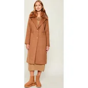 Płaszcze damskie - GUESS Płaszcz KAROLE | z dodatkiem wełny - miniaturka - grafika 1