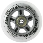 Akcesoria do skatingu - Nils Zestaw kółek Extreme PU 80x24 82A 4szt + ABEC-7 8szt białe 16-32-011 - miniaturka - grafika 1