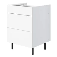 Szafka z 3 szufladami Pragma 60 cm biała
