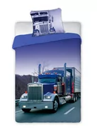 Pościel - Faro Pościel 3D - Ciężarówka- 140X200 - Bawełna PREMIUM FAR 457 - miniaturka - grafika 1