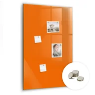 Tablice i flipcharty - Dekoracyjna Tablica Magnetyczna - Kolor pomarańczowy - 60x90 + magnesy - miniaturka - grafika 1