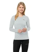 Koszulki i topy damskie - Jack Wolfskin Damska koszulka turystyczna Sky Thermal L/S W - miniaturka - grafika 1