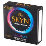 Prezerwatywy - Unimil Skyn Excitation nielateksowe prezerwatywy 3szt - miniaturka - grafika 1
