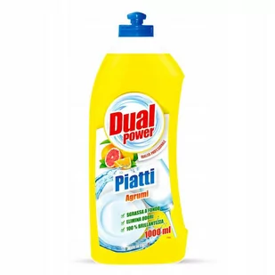 Dual Power DUAL POWER Płyn do naczyń, OWOCE CYTRUSOWE, 1000 ml 8032680397004 - Płyny do naczyń - miniaturka - grafika 1