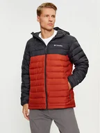 Odzież trekkingowa męska - Columbia Kurtka przejściowa Powder Lite™ Hooded Jacket Pomarańczowy Regular Fit - miniaturka - grafika 1