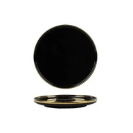 Talerze - Talerz deserowy Berlotti 20 cm czarny - miniaturka - grafika 1