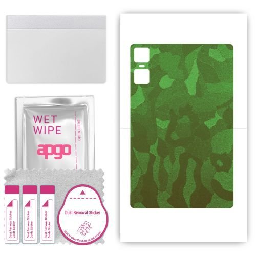 folia naklejka skórka strukturalna na TYŁ do Teclast T45HD - Moro Camo Zielony - apgo SKINS