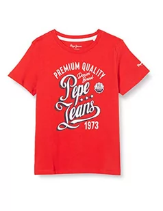 Pepe Jeans Jordan Koszulka męska, 244 marca czerwony, 6 - Koszulki męskie - miniaturka - grafika 1