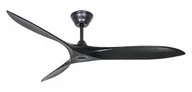 Wentylatory sufitowe - Energooszczędny wentylator sufitowy z pilotem Eco Airscrew 152 cm czarny mat - miniaturka - grafika 1