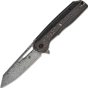 Scyzoryki - Kansept Shard Damascus Blackwash Titanium + Miedź Carbon Fiber K1006C2 - miniaturka - grafika 1