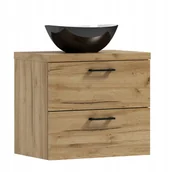 Szafki łazienkowe - Szafka łazienkowa wisząca z szufladami Luna 50 Z Umywalką Producent - miniaturka - grafika 1