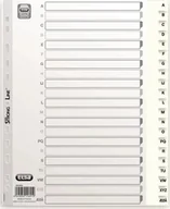 Przekładki do segregatorów - Elba Register Elba Strong-Line® Basic A4 PP hvid A-Å - miniaturka - grafika 1