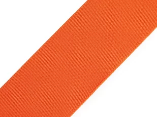 Guma płaska kolor 50 mm (1 mb) 4302 Pomarańcz NEON - Zabawki kreatywne - miniaturka - grafika 1