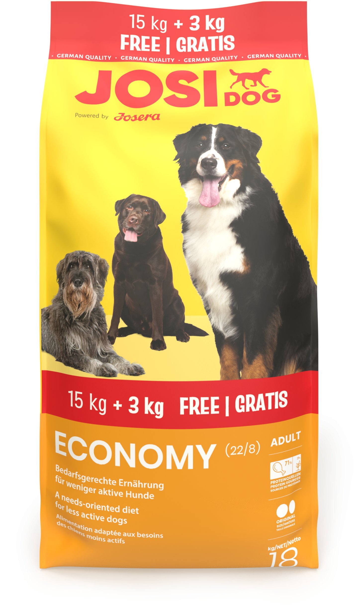 Karma dla psa JOSIDOG Economy 18 kg