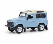 Samochody i pojazdy dla dzieci - Schuco Land Rover Defender Light  Blue1:64 452027500 - miniaturka - grafika 1