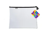 Długopisy - KOPERTA Z SUWAKIEM METALOWYM B5 29,5 x 21,5 CM BIAŁA TETIS - miniaturka - grafika 1