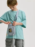 Akcesoria i dodatki do ubrań dla dzieci - Reserved - Saszetka SmileyWorld® - ciemnoszary - miniaturka - grafika 1