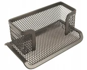 Przyborniki na biurko - TETIS Przybornik wizytówki czarny BV517-V - miniaturka - grafika 1