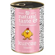 Mokra karma dla kotów - Dolina Noteci, Natural Taste Puszka dla Kota Kurcze Blade 400g - miniaturka - grafika 1