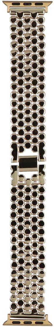 GlacierX bransoleta do smartwatcha Hex Grid Bracelet Gold do Apple Watch 38/40/41mm Złota