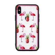 Etui i futerały do telefonów - Beline Etui Hearts iPhone Xs Max wzór 1 clear (flamingos) - miniaturka - grafika 1