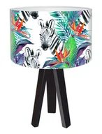 Lampy stojące - Macodesign Lampa biurkowa Zebra tropiku mini-foto-414cz, 60 W - miniaturka - grafika 1