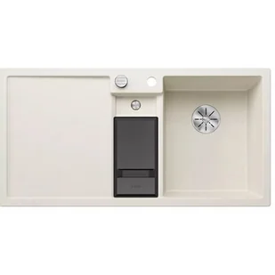 Zlewozmywak granitowy BLANCO Collectis 6 S Silgranit Delikatny biały + wkład z pokrywką 527058 - Zlewozmywaki - miniaturka - grafika 1