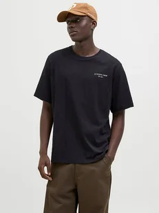 Jack & Jones Koszulka w kolorze czarnym - Koszulki męskie - miniaturka - grafika 1