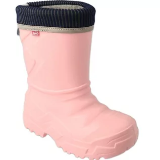 Buty dla dziewczynek - Befado obuwie dziecięce kalosz- jasny róż 162X307 różowe - grafika 1