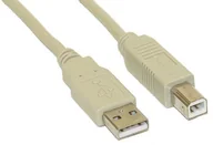 Kable USB - InLine Kabel USB USB-B 2m Szary 34518H - miniaturka - grafika 1