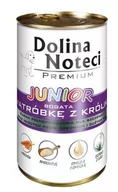 Mokra karma dla psów - Dolina Noteci PREMIUM Junior bogata w wątróbkę z królika 12x400g 23314-uniw - miniaturka - grafika 1