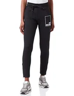 Spodnie damskie - Love Moschino Damskie spodnie Slim Fit Joggers Casual Pants, czarny, 48 - miniaturka - grafika 1