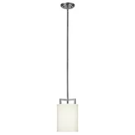 Lampy sufitowe - Elstead Lighting Mała tkaninowa lampa wisząca Hampton - miniaturka - grafika 1