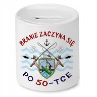 Skarbonki - Skarbonka na Urodziny 50 50te 50-te na Prezent z Nadrukiem ze Zdjęciem - miniaturka - grafika 1