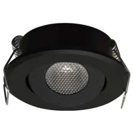 Lampy sufitowe - Ideus MATI LED C 1,5W BLACK 4000K 3737 lampa podtynkowa wpuszczana czarna - miniaturka - grafika 1