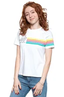Koszulki i topy damskie - Damska koszulka t-shirt Wrangler HIGH RIB REGULAR TEE S - miniaturka - grafika 1