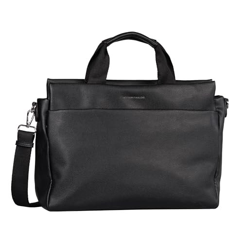 TOM TAILOR Rella Shopper męski, Kolor czarny, L, Niezbędne